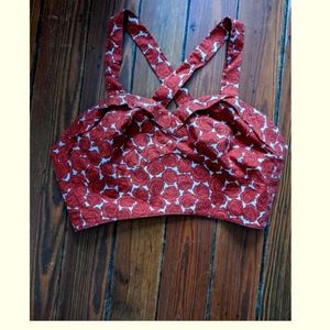 Vintage inspired rose bustier